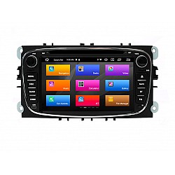 FORD Mondeo, Focus, S-Max, C-Max, Galaxy - МУЛТИМЕДИЯ / Навигация android 16 DVD черна + DSP + CARPLAY + ANDROID AUTO