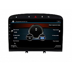 PEUGEOT 308, 408 - 9" МУЛТИМЕДИЯ / Навигация android 16 черна
