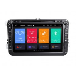 VW - 8" МУЛТИМЕДИЯ / Навигация Android 13 CPU:8-CORE + DVD + DSP + CarPlay