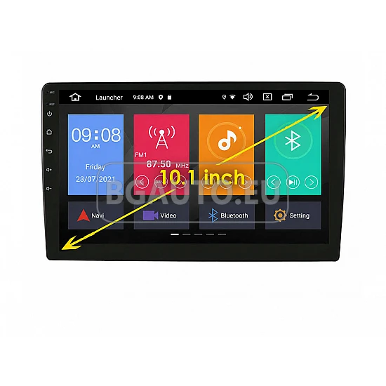 ДВОЕН ДИН 10.1 МУЛТИМЕДИЯ ЗА КОЛА GPS android 16 + DSP + CarPlay