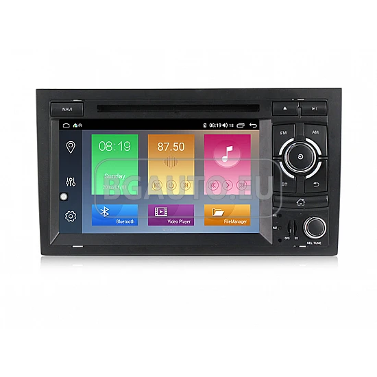 AUDI A4 - МУЛТИМЕДИЯ / Навигация Android CPU:8-Core DVD + DSP + CARPLAY + SIM