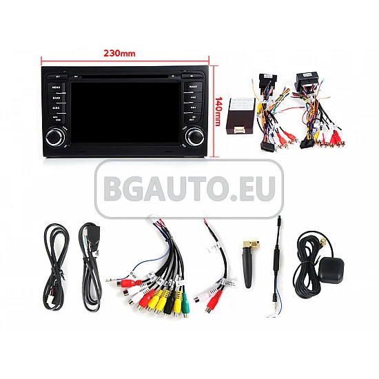 AUDI A4 - МУЛТИМЕДИЯ / Навигация android 16 DVD + DSP + CarPlay