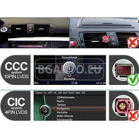 BMW Серия 1 E81 E82 E87 E88 CCC - 12.3 МУЛТИМЕДИЯ / Навигация Android 16 CPU:8-CORE + DSP + CARPLAY + SIM