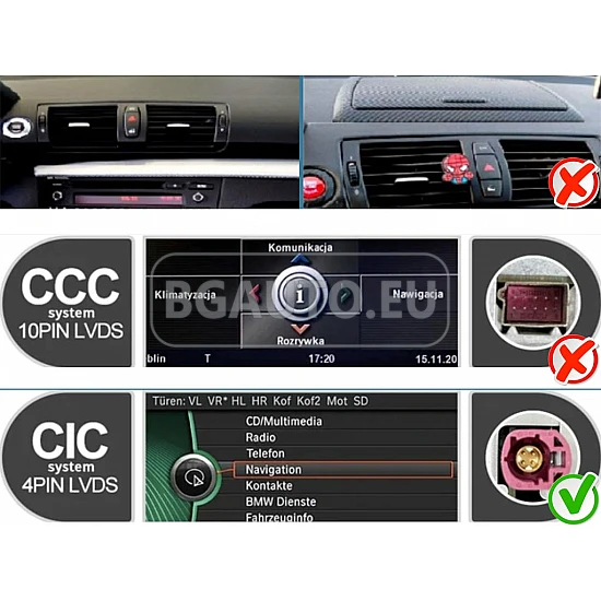 BMW Серия 1 E81 E82 E87 E88 CIC - 12.3 МУЛТИМЕДИЯ / Навигация Android 16 CPU:8-CORE + DSP + CARPLAY + SIM
