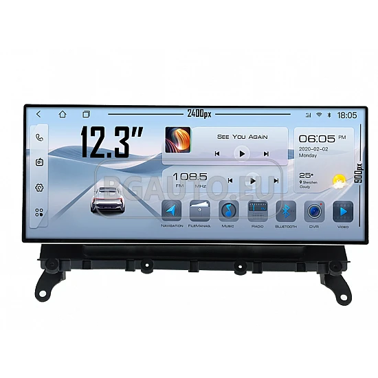 BMW X3 F25, X4 F26 CIC- 12.3 МУЛТИМЕДИЯ / Навигация Android 16 CPU:8-CORE + DSP + CARPLAY + SIM