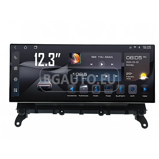 BMW X3 F25, X4 F26 CIC- 12.3 МУЛТИМЕДИЯ / Навигация Android 16 CPU:8-CORE + DSP + CARPLAY + SIM