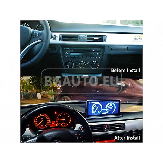 BMW Серия 3 E90 E91 E92 E93  - 10.25 МУЛТИМЕДИЯ / Навигация android 15 CPU:8-CORE, RAM:4GB, ROM:64GB, DSP, CARPLAY, SIM