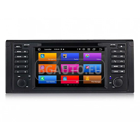 BMW E39 - МУЛТИМЕДИЯ / Навигация android 16 CPU:8-Core, RAM:4Gb DVD + DSP + CARPLAY