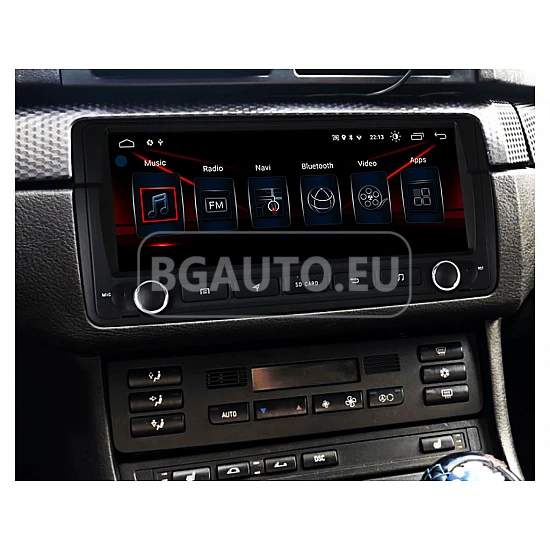 BMW E46 - 8.8 МУЛТИМЕДИЯ / Навигация CPU:8-CORE, android 16 + DSP + CARPLAY + SIM
