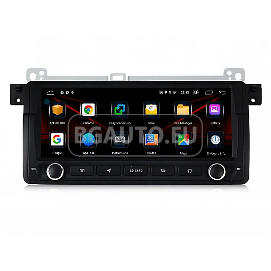 BMW E46 - 8.8 МУЛТИМЕДИЯ / Навигация CPU:8-CORE, android 16 + DSP + CARPLAY + SIM