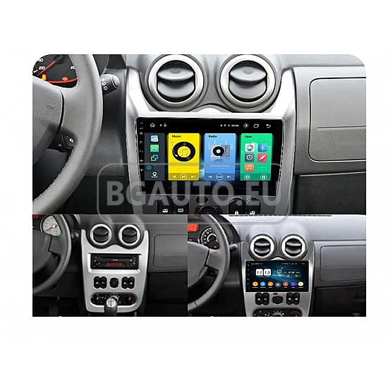 DACIA Sandero, Logan - 9 МУЛТИМЕДИЯ / Навигация android 16