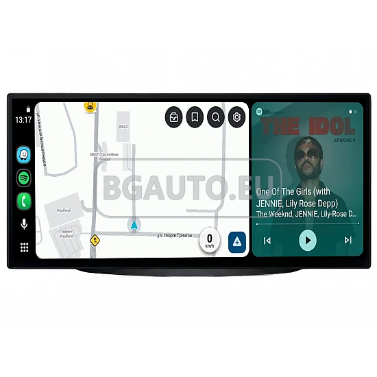 FIAT 500 - 12.3 МУЛТИМЕДИЯ / Навигация android 16 черна
