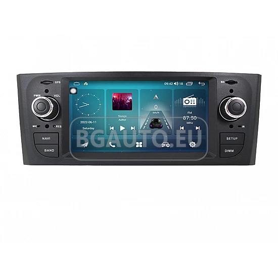 FIAT PUNTO, LINEA - 6.2 МУЛТИМЕДИЯ / НАВИГАЦИЯ android 16 CPU:8-CORE, RAM:4GB + CARPLAY + DSP + SIM