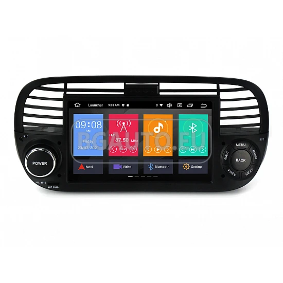 FIAT 500 - МУЛТИМЕДИЯ / Навигация android черна + DSP
