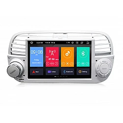 FIAT 500 - МУЛТИМЕДИЯ / Навигация android 16 + DSP + CARPLAY