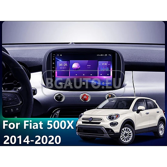 FIAT 500X - 9 МУЛТИМЕДИЯ / Навигация android 16