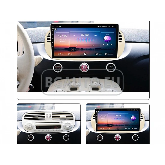 FIAT 500 - 9 МУЛТИМЕДИЯ / Навигация android 16