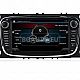 FORD Mondeo, Focus, S-Max, C-Max, Galaxy - 7 МУЛТИМЕДИЯ / Навигация android 16 черна