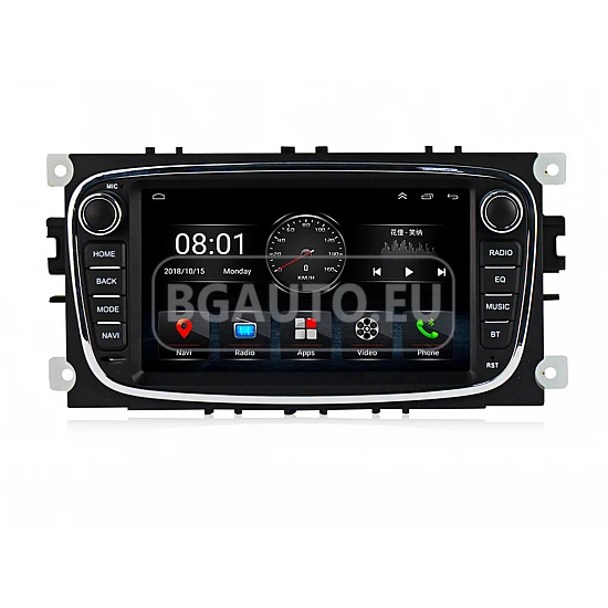 FORD Mondeo, Focus, S-Max, C-Max, Galaxy - 7 МУЛТИМЕДИЯ / Навигация android 16 черна