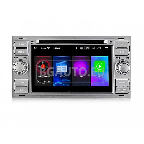 FORD - МУЛТИМЕДИЯ / Навигация android 16 DVD сива + DSP + CARPLAY