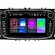 FORD Mondeo, Focus, S-Max, C-Max, Galaxy - МУЛТИМЕДИЯ / Навигация android 16 DVD черна + DSP + CARPLAY + ANDROID AUTO