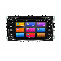 FORD Mondeo, Focus, S-Max, C-Max, Galaxy - МУЛТИМЕДИЯ / Навигация android 16 DVD черна + DSP + CARPLAY + ANDROID AUTO