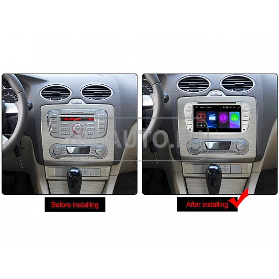 FORD Mondeo, Focus, S-Max, C-Max, Galaxy - МУЛТИМЕДИЯ / Навигация android 16 DVD светлосива + DSP