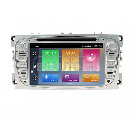 FORD - МУЛТИМЕДИЯ / Навигация android 16 DVD CPU:8-Core, RAM:4Gb светлосива + DSP + CARPLAY + SIM