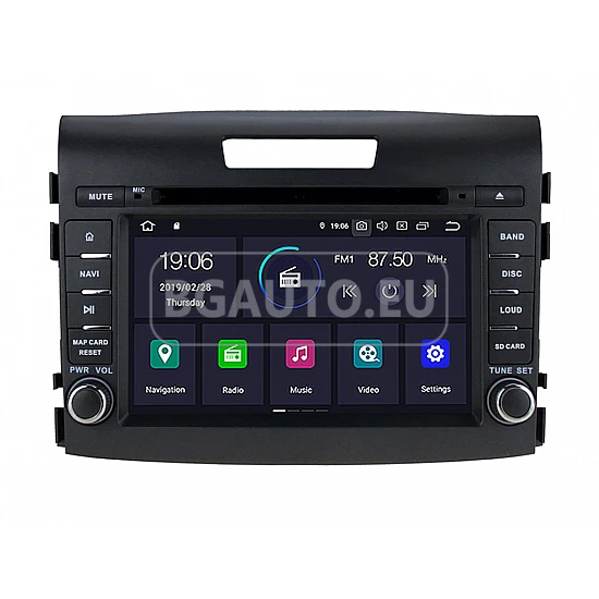 HONDA CR-V - МУЛТИМЕДИЯ / Навигация, CPU:8-Core, RAM:4Gb, Android DVD графит