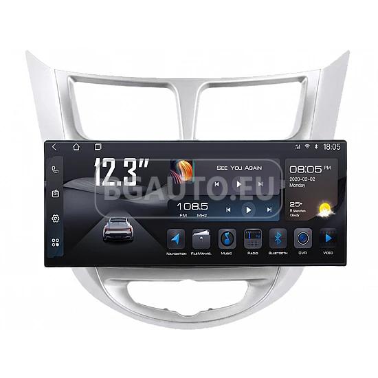 HYUNDAI ACCENT - 12.3 МУЛТИМЕДИЯ / Навигация android 16