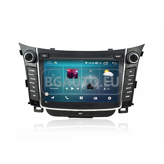 HYUNDAI I30 - МУЛТИМЕДИЯ / Навигация Android 16 CPU:8-CORE RAM:4GB + DSP + CARPLAY + SIM