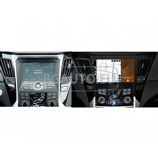 HYUNDAI SONATA - 9 МУЛТИМЕДИЯ / Навигация android 16 черен лак