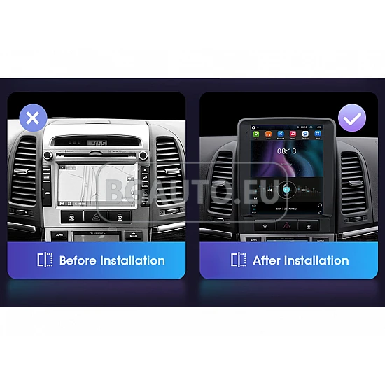 HYUNDAI SANTA FE - 9.7 МУЛТИМЕДИЯ / Навигация android 16