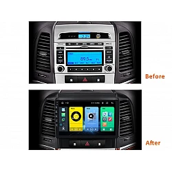 HYUNDAI SANTA FE - 9" МУЛТИМЕДИЯ / Навигация android 16