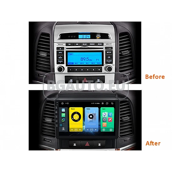 HYUNDAI SANTA FE - 9 МУЛТИМЕДИЯ / Навигация android 16