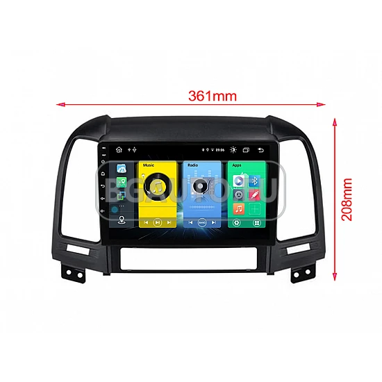HYUNDAI SANTA FE - 9 МУЛТИМЕДИЯ / Навигация android 16