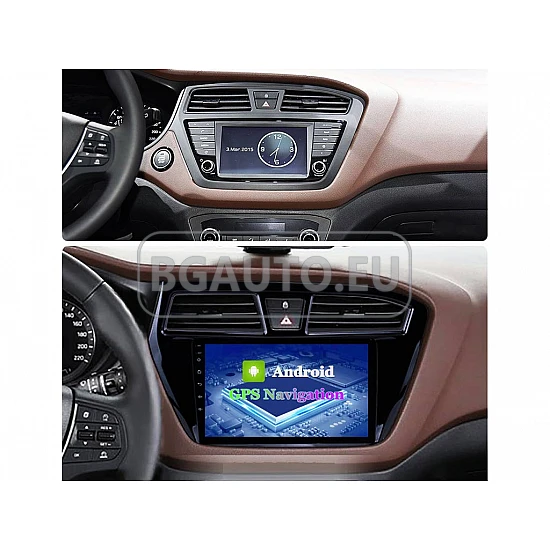 HYUNDAI I20 - 9 МУЛТИМЕДИЯ / Навигация android 16