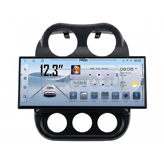 JEEP COMPASS, PATRIOT - 12.3 МУЛТИМЕДИЯ / Навигация android 16