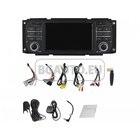 DODGE - МУЛТИМЕДИЯ / Навигация android 16 CPU:8-CORE RAM:4GB + DSP + CARPLAY + ANDROID AUTO + SIM
