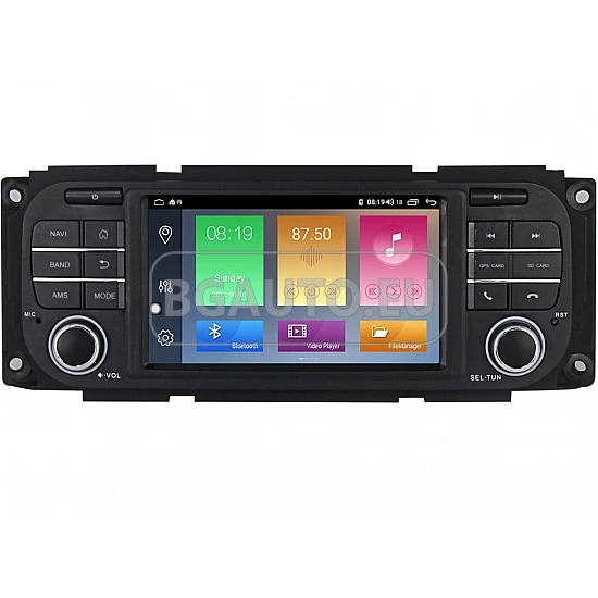 DODGE - МУЛТИМЕДИЯ / Навигация android 16 CPU:8-CORE RAM:4GB + DSP + CARPLAY + ANDROID AUTO + SIM