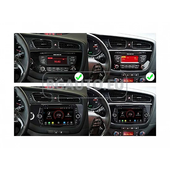KIA CEED - МУЛТИМЕДИЯ / Навигация android 16 CPU:8-CORE + DSP + CARPLAY