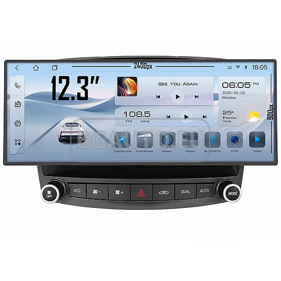 LEXUS  IS  - 12.3 МУЛТИМЕДИЯ / Навигация android 16