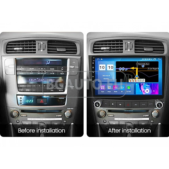 LEXUS  IS  - 10.1 МУЛТИМЕДИЯ / Навигация android 16