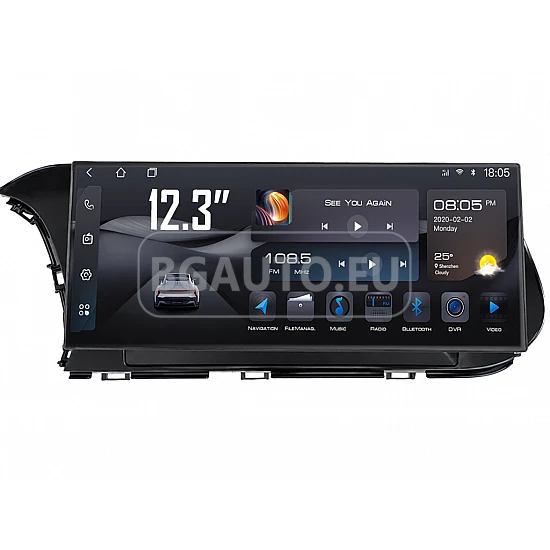 HYUNDAI I20 - 12.3 МУЛТИМЕДИЯ / Навигация android 16