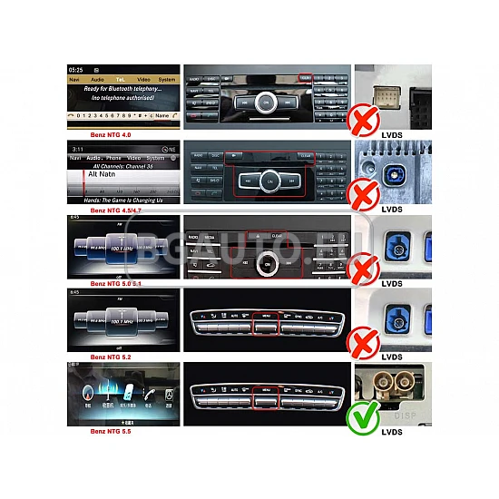 MERCEDES C-Class W205 GLC X253, V-CLASS W447, X-CLASS W470 - 12.3 МУЛТИМЕДИЯ / Навигация Android 16 CPU:8-CORE + DSP + CARPLAY +SIM