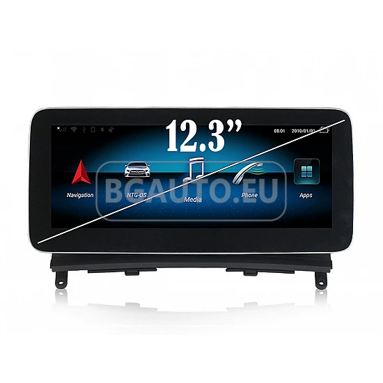 MERCEDES C-Class W204 - 12.3 МУЛТИМЕДИЯ / Навигация android 16 CPU:8-CORE, RAM:4GB, ROM:64GB