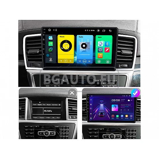 MERCEDES ML W166 - 9 МУЛТИМЕДИЯ / Навигация android 16