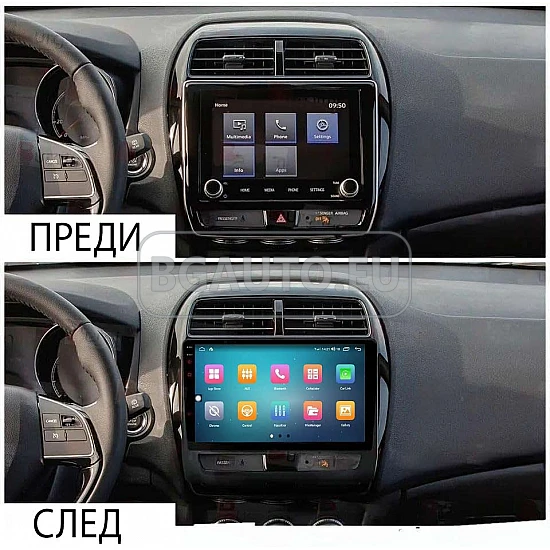 MITSUBISHI ASX - 10.1 МУЛТИМЕДИЯ / Навигация android 16