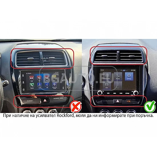 MITSUBISHI ASX - 10.1 МУЛТИМЕДИЯ / Навигация android 16