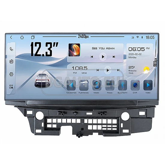 MITSUBISHI LANCER 9 - 12.3" МУЛТИМЕДИЯ / Навигация android 16
